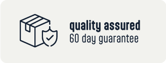 Quality assured, 60 day guarantee